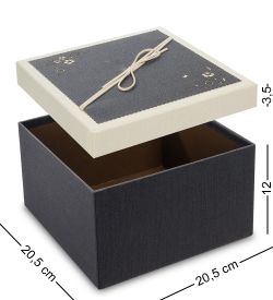 Packing Symphony WF-81-A Набор коробок из 3шт «Квадрат» цв.графитовый