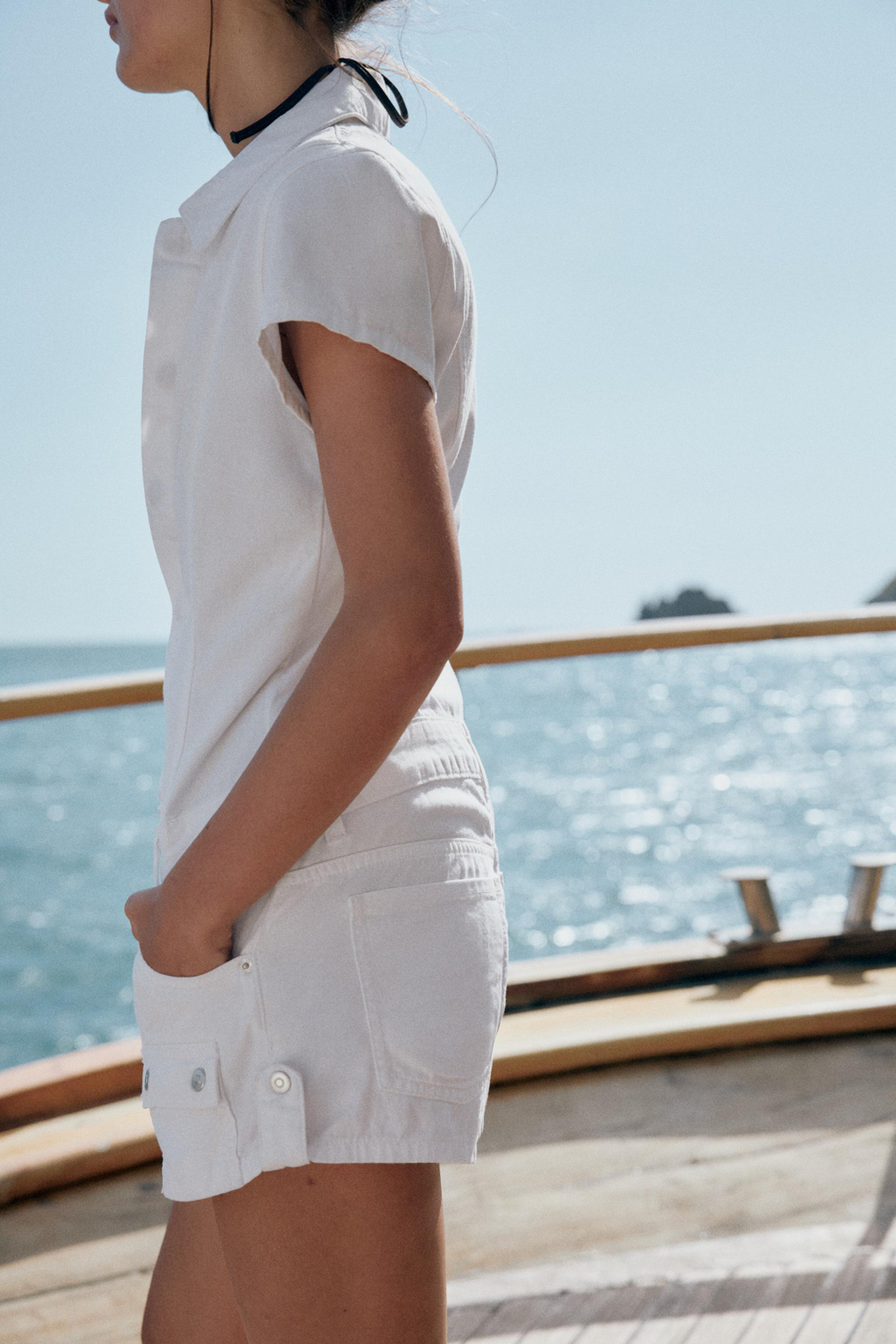 КОРОТКИЙ КОМБИНЕЗОН С КАРМАНАМИ — ZARA
