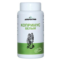 Копринус (навозник) белый в капсулах