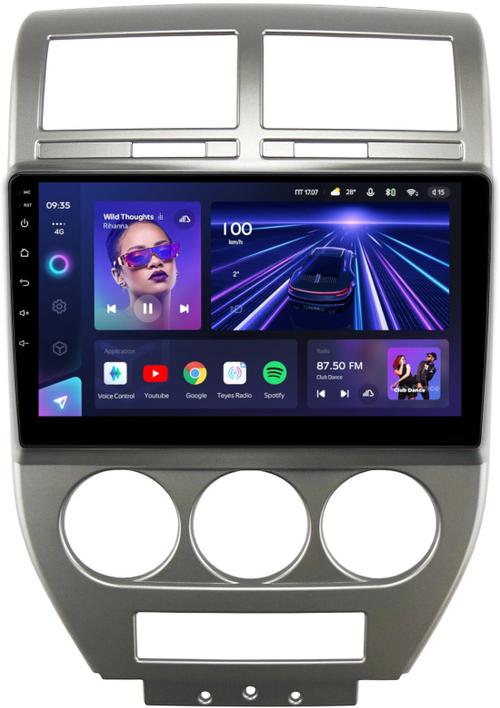 Магнитола для Jeep Compass 2006-2010 - Teyes CC3L на Android 10, CarPlay, 4G SIM-слот
