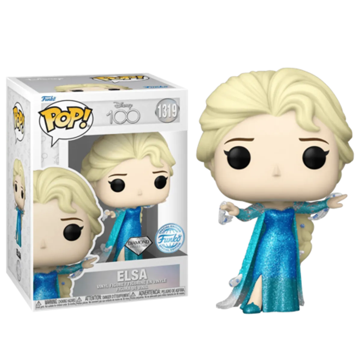 Фигурка Funko POP! Disney. Elsa (Diamond Exc) (1319)