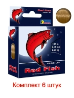 Полиэстровая леска рыболовная Red Fish 100m 0,35 мм 1 шт