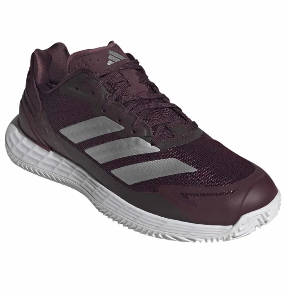 Теннисные кроссовки Adidas Defiant Speed 2 M Clay - maroon/cloud white/tech grey metallic