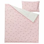 Комплект постельного белья IKEA DROMSLOTT (ДРЕМСЛОТТ), Детский, Розовый, 110x125, 35x55 см