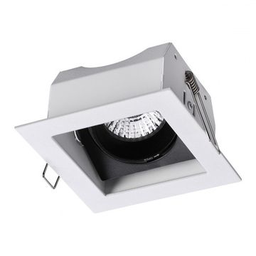 Встраиваемый точечный светильник 370712 белый Gesso Novotech