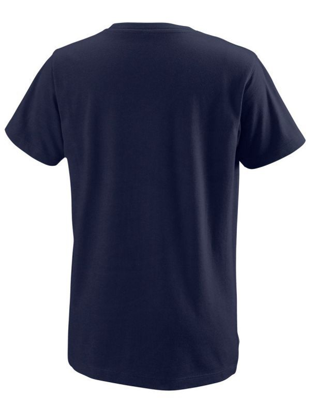 Футболка для мальчика теннисная Wilson Team II Tech Tee Youth - team navy