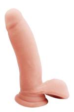 Телесный фаллоимитатор-реалистик Dual Density Dildo - 17,5 см. (Цвет: телесный)