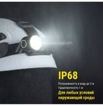 Фонарь налобный Nitecore HC35 2700 люмен дальность 134м магнитное основание