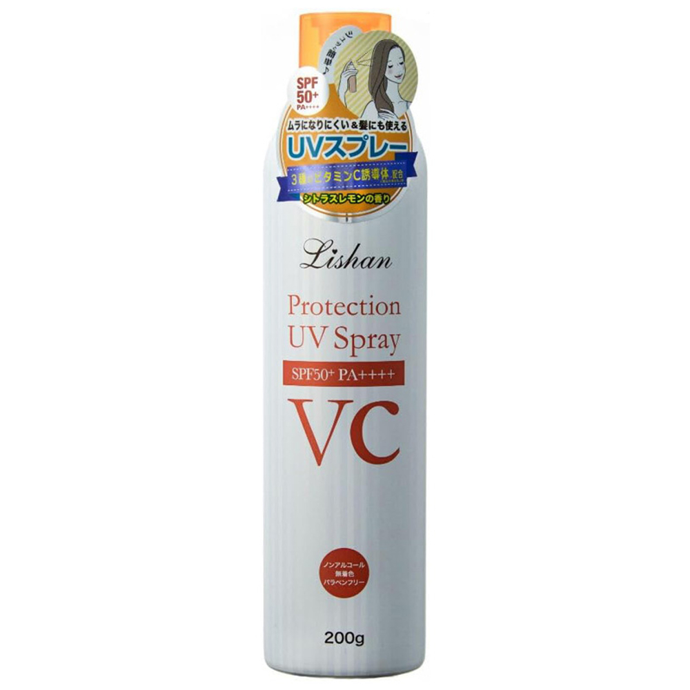Lishan Солнцезащитный спрей с витамином С Лишан без запаха-Protection UV Spray VC SPF 50+ PA++++, 200 г