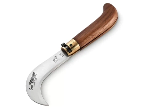 Нож складной Old Bear Pruning S, сталь 1.4060, Satin, орех