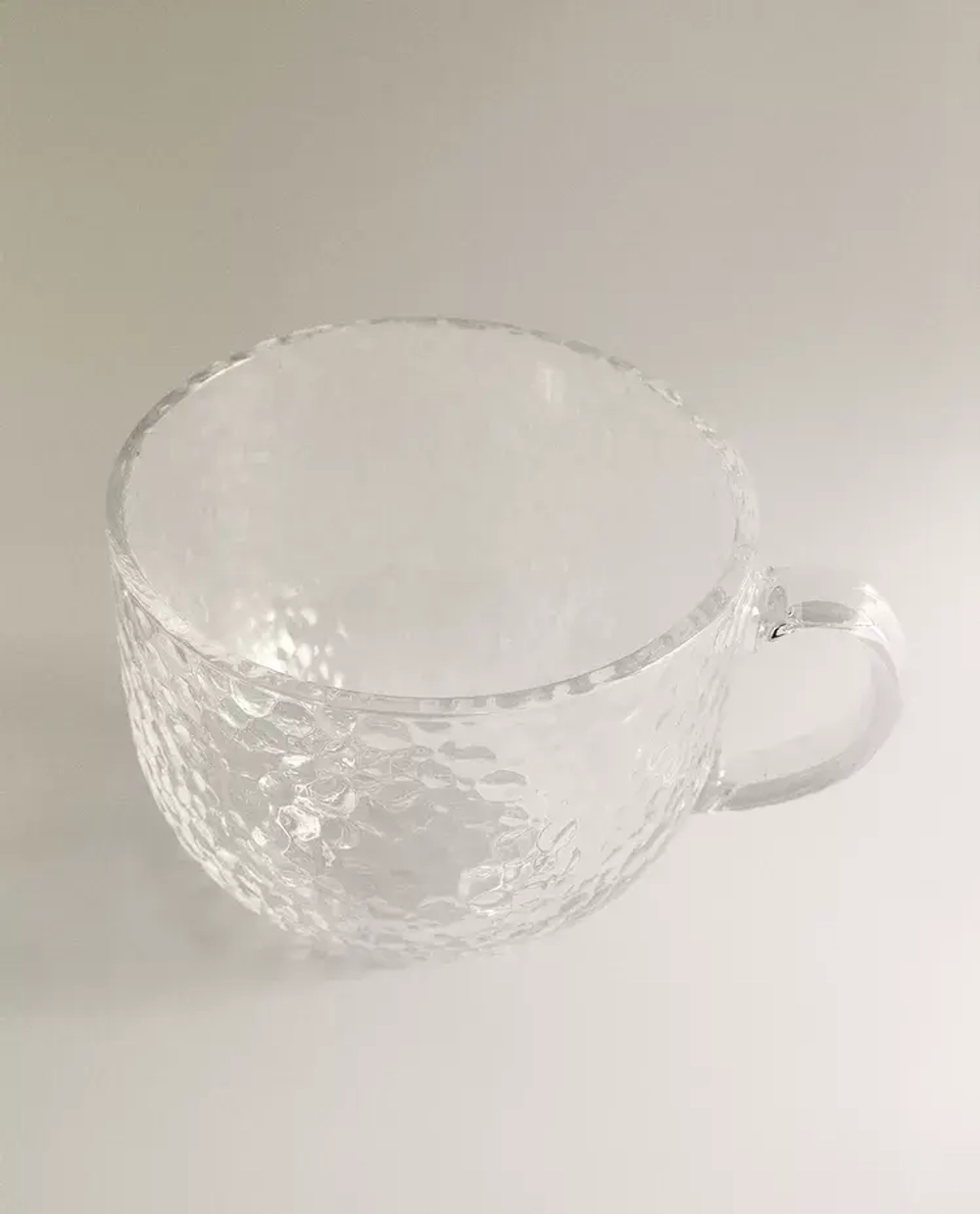 ZARA HOME КРУЖКА С РЕЛЬЕФНЫМ ДИЗАЙНОМ, ПРОЗРАЧНЫЙ