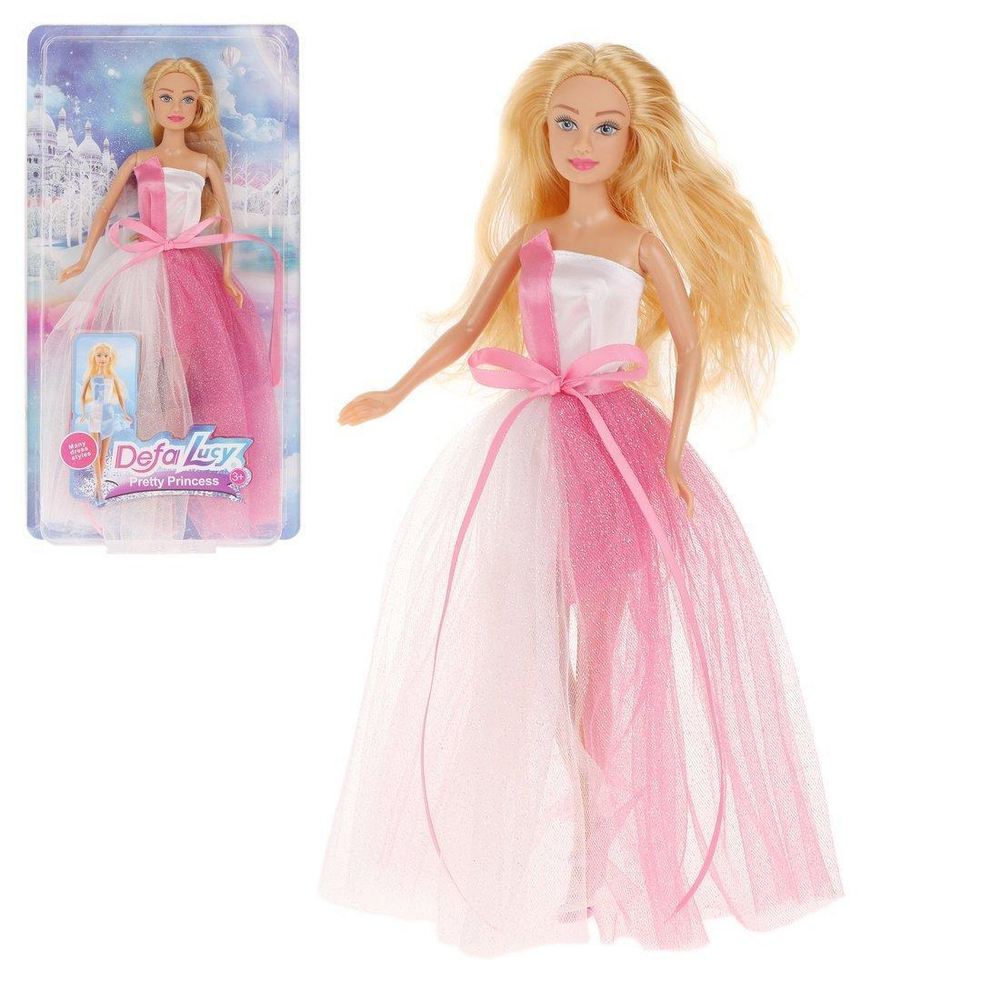 Кукла тип модель 29см. коробка 8456 pink (Defa Lucy)