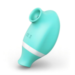 Клиторальный вибромассажер TF 2 in 1 Clitoral Vibrator (Цвет: бирюзовый)