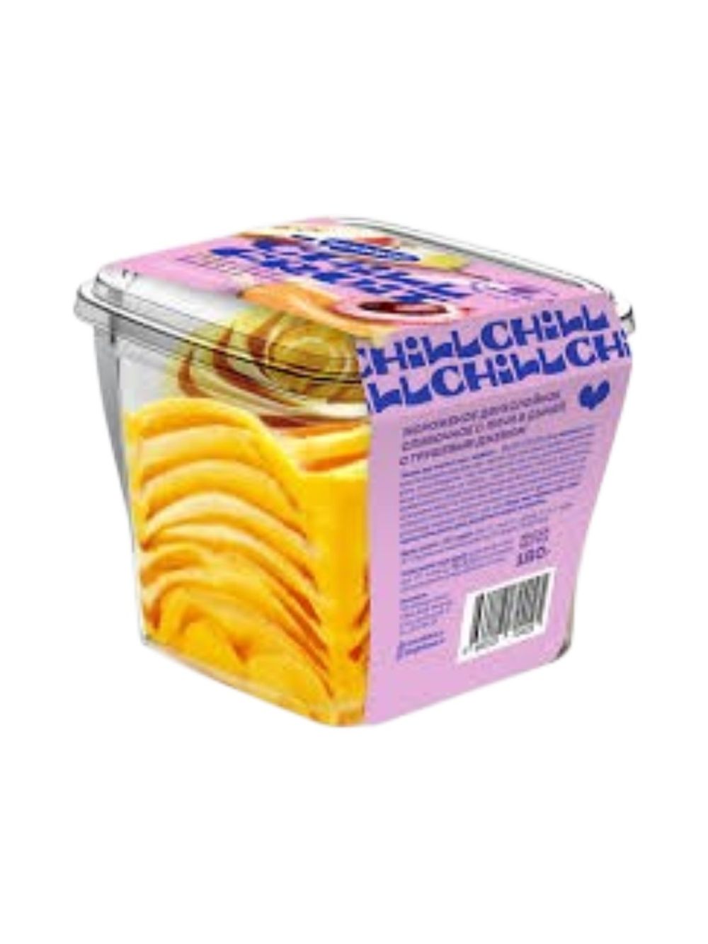 Мороженное Пластиковый стакан CHILL FRUIT  личи-дыня с грушевым джемом 180гр