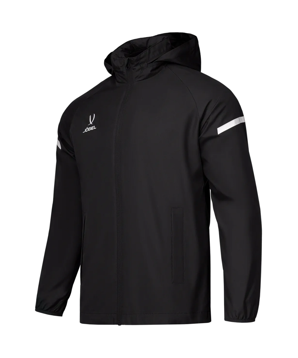 Куртка ветрозащитная JOGEL CAMP 2 Rain Jacket, черный, детский