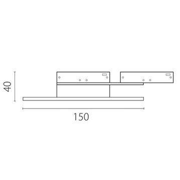 Светильник отраженного света 5W 4000K 236147 черный Linea Lightstar