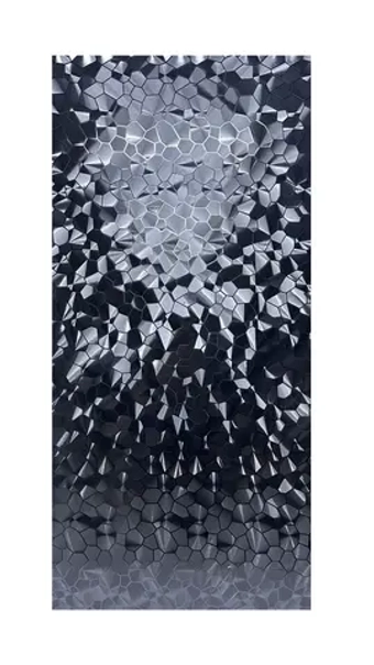 Бамбуковая панель "Мозаик" / "Mosaic" (черный) 5мм 3000х1220мм (брак)