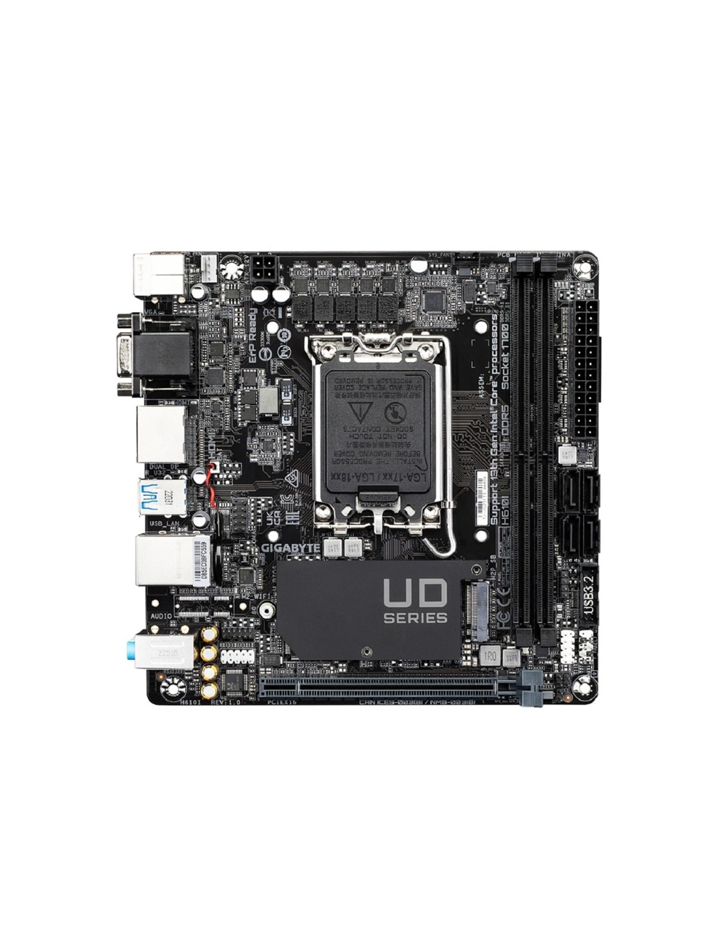 Gigabyte H610I {S1700, Intel H610, DDR5, Mini-ITX }
