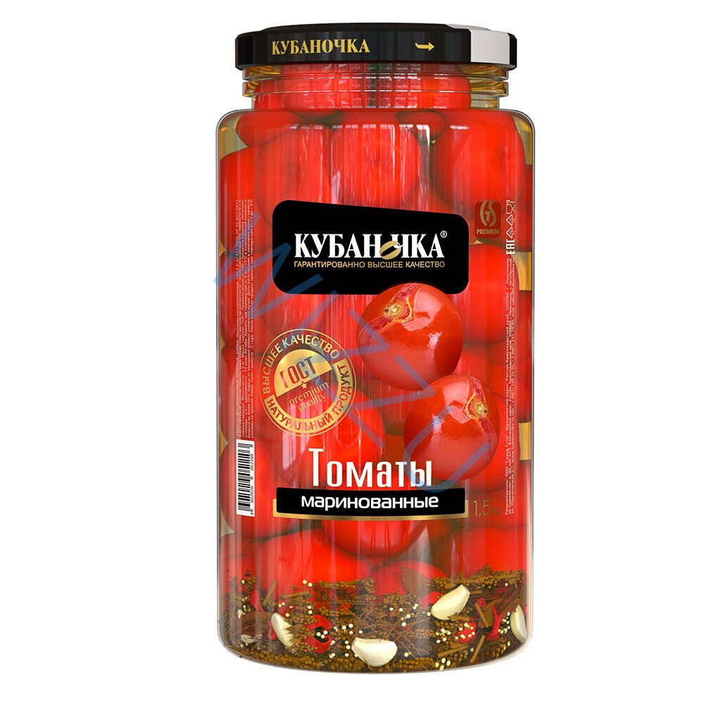 Томаты маринованные черри ТМ Кубаночка ст/б 360 гр