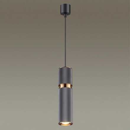 4743/5L L-VISION ODL20 395 серый/золотой Подвес GU10 5W 220V AFRA