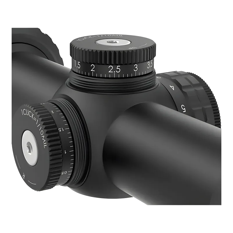 Прицел Vector Optics VictOptics SOI 3-9x40, AO, VNM-1 (MIL) - крупный план открытых барабанчиков ввода поправок