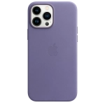 Кожаный чехол с поддержкой MagSafe Apple Leather Case для iPhone 13 Pro Max, Wisteria (Сиреневая глициния)