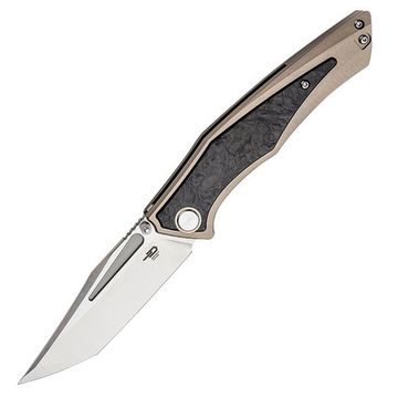 Складной нож Bestech TOGATTA BT2102F из стали M390, рукоять титан
