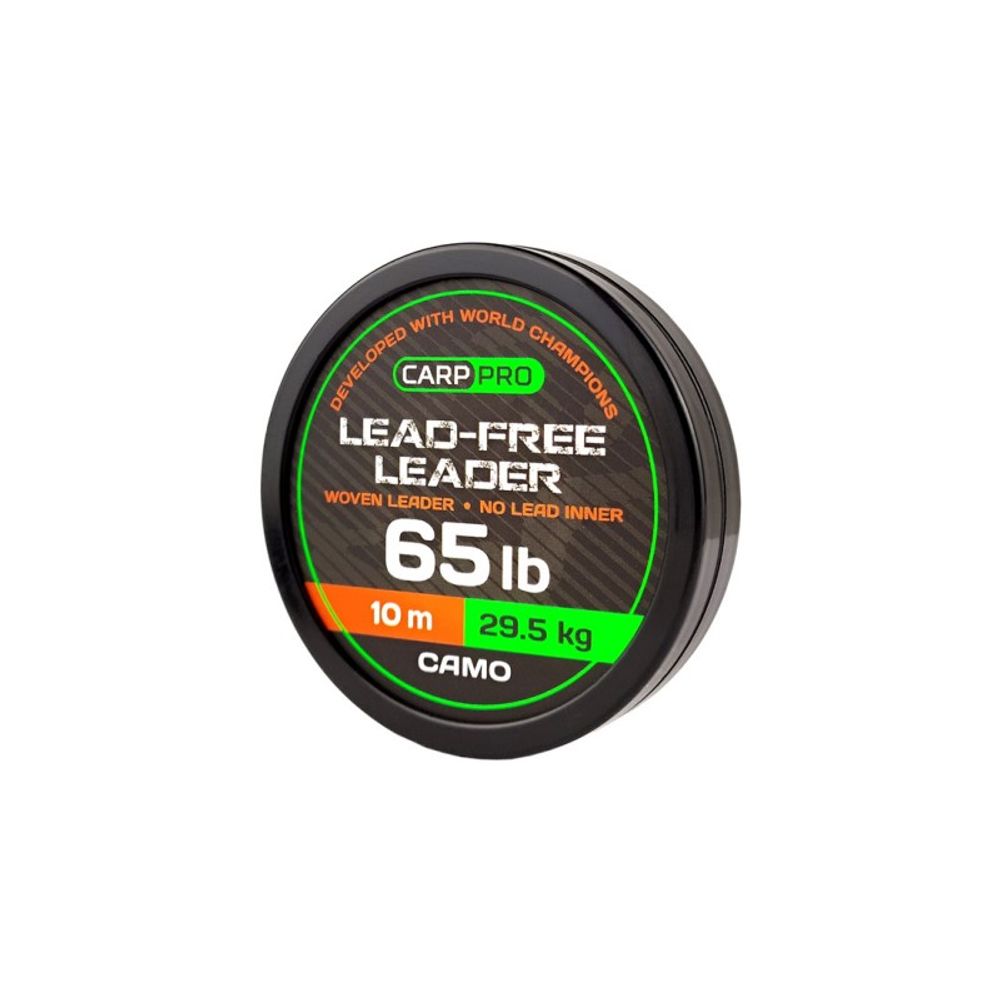 CARP PRO Лидкор Camo woven leadfree зеленый 65lb