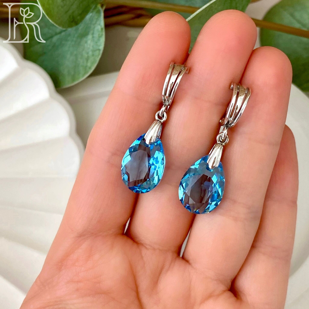 Серьги Горное озеро