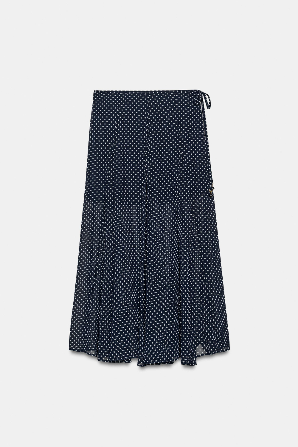ЮБКА МИДИ В ГОРОШЕК — ZARA