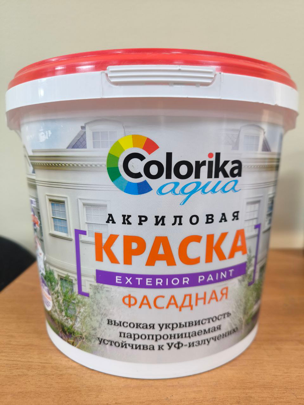 Краска фасадная акриловая "COLORIKA AQUA" 7кг