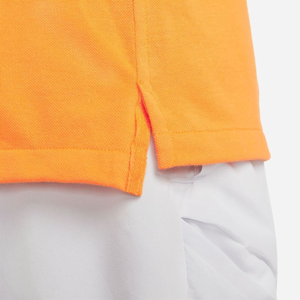 Мужское теннисное поло Nike Rafa Slim Polo - Оранжевый