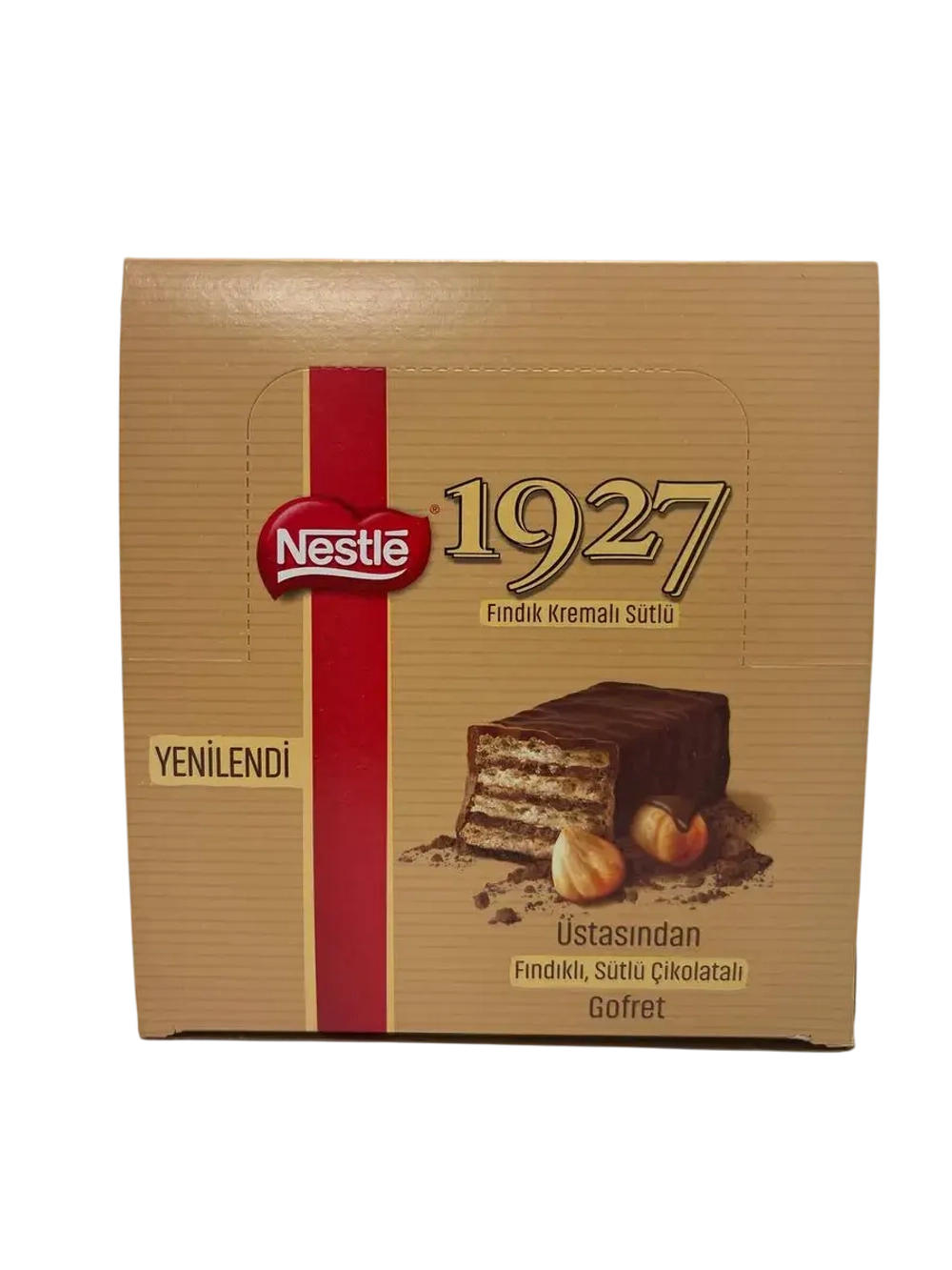 Турецкие Хрустящие вафли Nestle 1927 с фундуком, 12шт