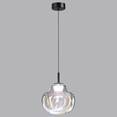 5097/4LB PENDANT ODL25 363 черный/бензиновый/металл/стекло Подвес LED 4W 4000K 388Лм VASO