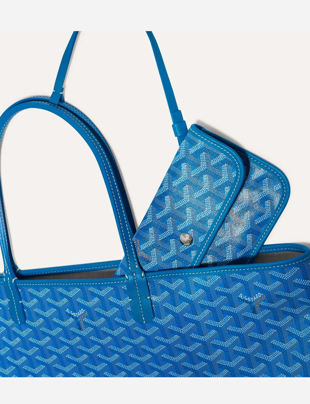 Goyard Saint Louis PM Bag "Sky Blue"