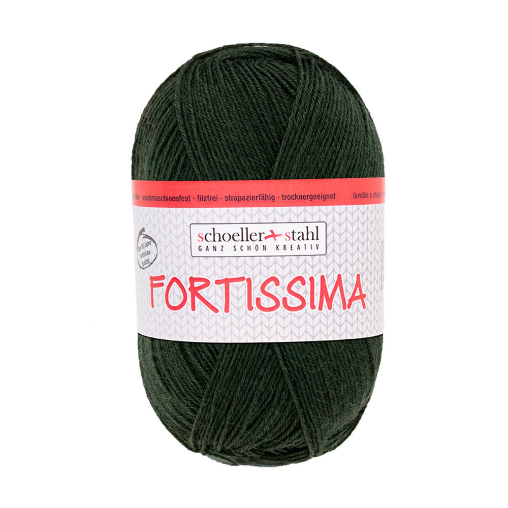 Пряжа Austermann (Аустерманн) Fortissima 100 / уп.5 мот. по 100 г, 420м, темный зеленый Пряжа Austermann (Аустерманн) Fortissima 100 / уп.5 мот. по 100 г, 420м, темный зеленый