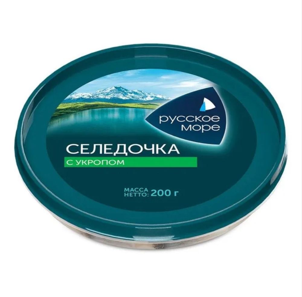 Сельд филе-кусочки "Русское море" в масле 200г.