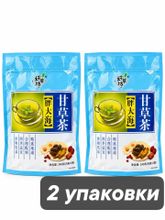 Чай травяной Qiancaofang с хризантемой и солодкой 12 пак x 2 шт