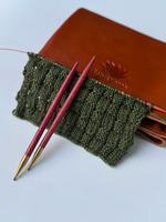 набор спиц из розового дерева Lotus Yarns Sahara 13 см