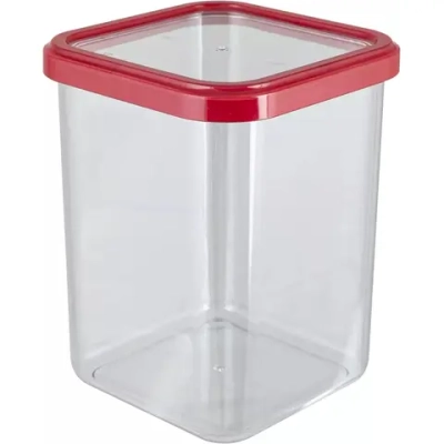 Cubbo банка для сыпучих продуктов 1,2л (красный)