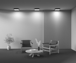 Потолочный светодиодный светильник Maytoni Zon C032CL-36W3K-SQ-B