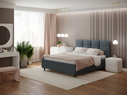 160-200 Кровать ComoVeda 8 Ultra Серый камень