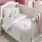 Детское постельное белье POURTOL BEBE розовый сатин делюкс TIVOLYO HOME Турция