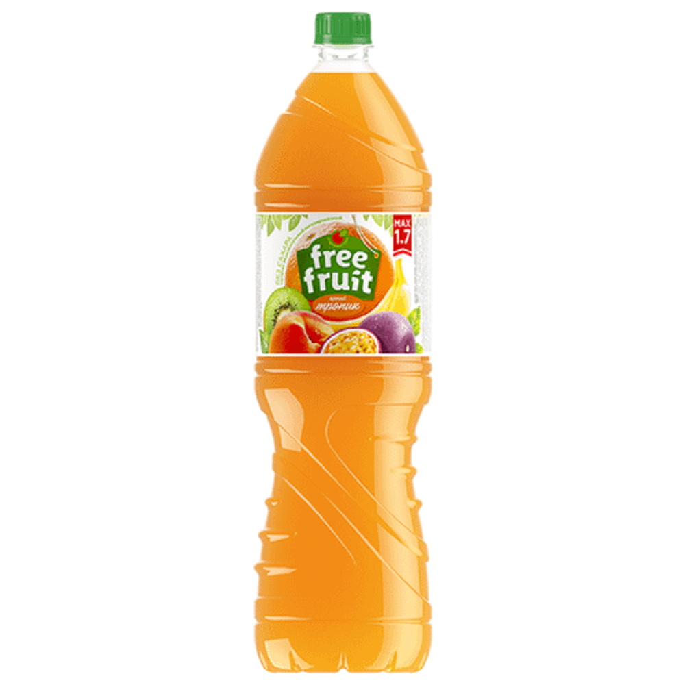 Сок Free Fruit яркий тропик без сахара 1,7 л пэт