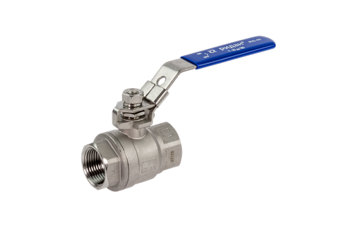 Ридан BVS-FR 082X4618R — Шаровый кран резьбовой DN65 PN63, с рукояткой, корпус — коррозионностойкая сталь, шар — коррозионностойкая сталь AISI316; уплотнение по шару R-PTFE (15% C)