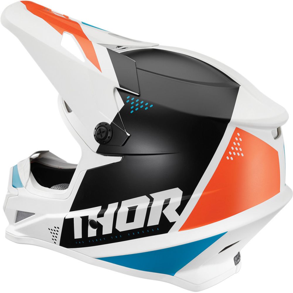 Sector Blade Helmet / Бело-бирюзовый