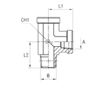 Штуцер FSLC NPT 3/4" CAST