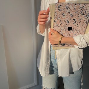 Виниловая наклейка FLORAL VINTAGE для MacBook