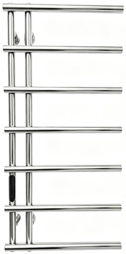 Полотенцесушитель электрический REIN Double Classic 7-Chrome левый 850*400 мм