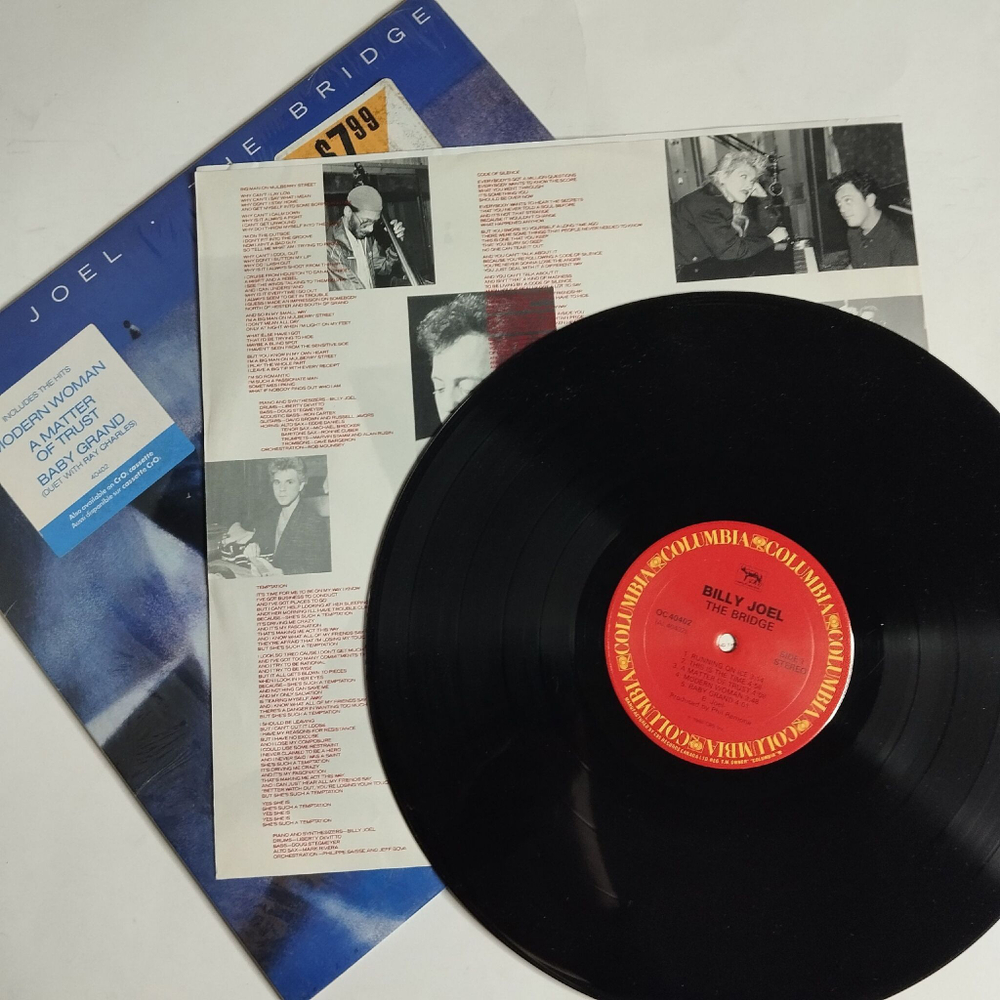 Винтажная виниловая пластинка LP Billy Joel The Bridge (USA 1986)